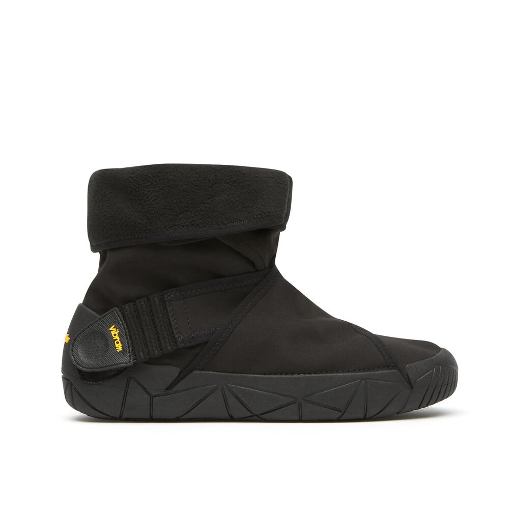 Vibram Furoshiki Womens Boots - Black - Oslo WP Vibram Arctic Grip - 68130-JXHY